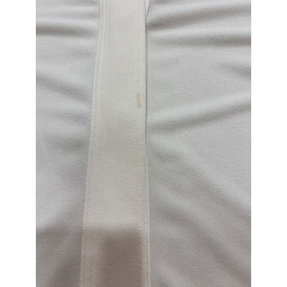Lauren Ralph Lauren White Long Sleeve Tunic Top Button‎ Neck Women's Size M - Picture 7 of 9